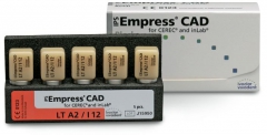 IPS Empress CAD Blocs LT - Basse Translucidité Taille I10 Ivoclar 166035